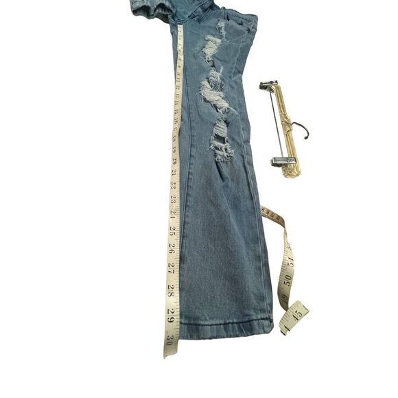 Fashion Nova Men’s Totally Wrecked Jeans Sz 34/30 - Picture 6 of 6